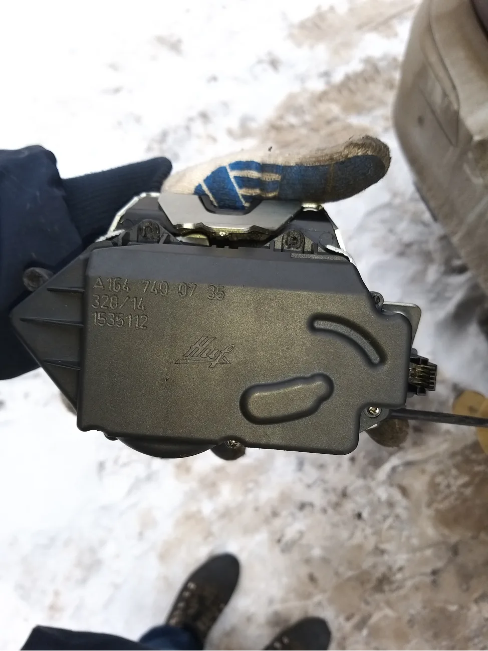 Номер замка багажника Mercedes A164 740 07 35