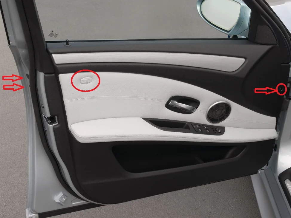 Ремонт замка двери BMW E60/E61: моторчик центрального замка