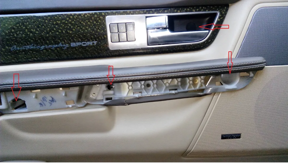 Ремонт замка двери Range Rover Sport 2012: моторчики и Keyless Go